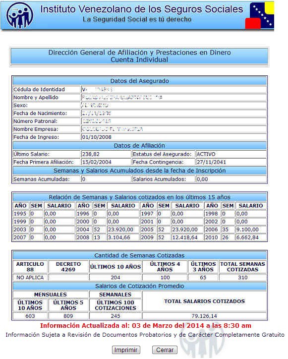 cuenta individual del seguro social