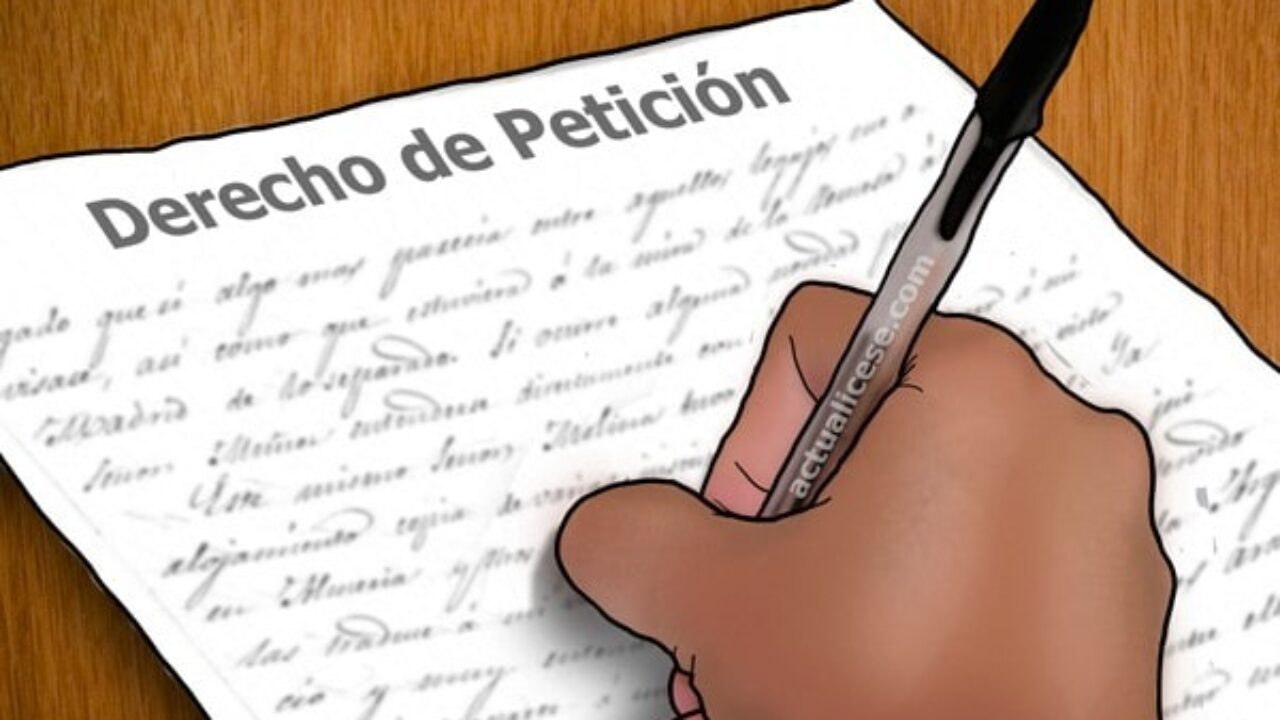 Ejemplos de cómo hacer un derecho de petición