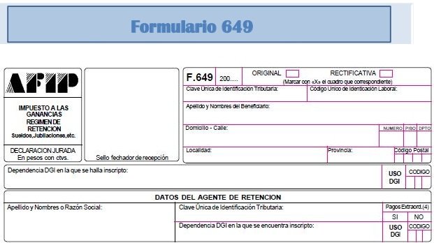 formulario 649 formato