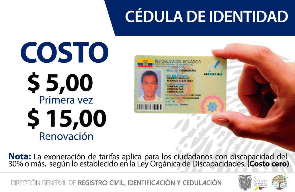 requisitos y consultar número de cédula