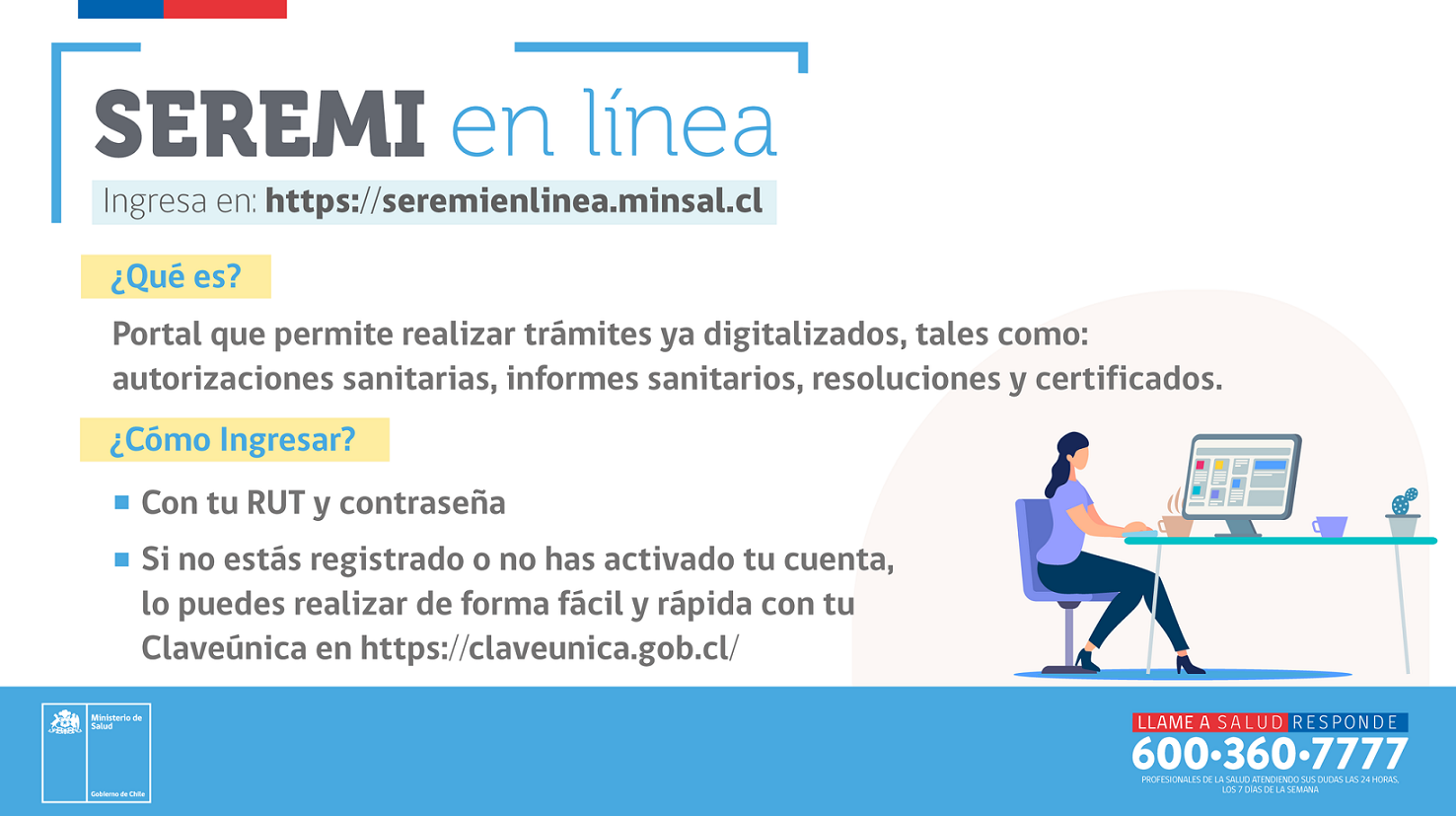 resolución sanitaria seremi en linea